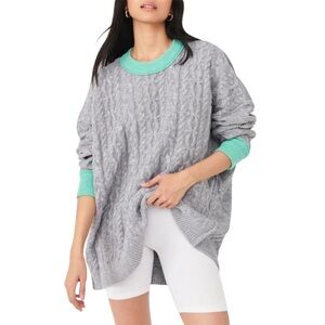 Free People Olympia Colorblock Sweater